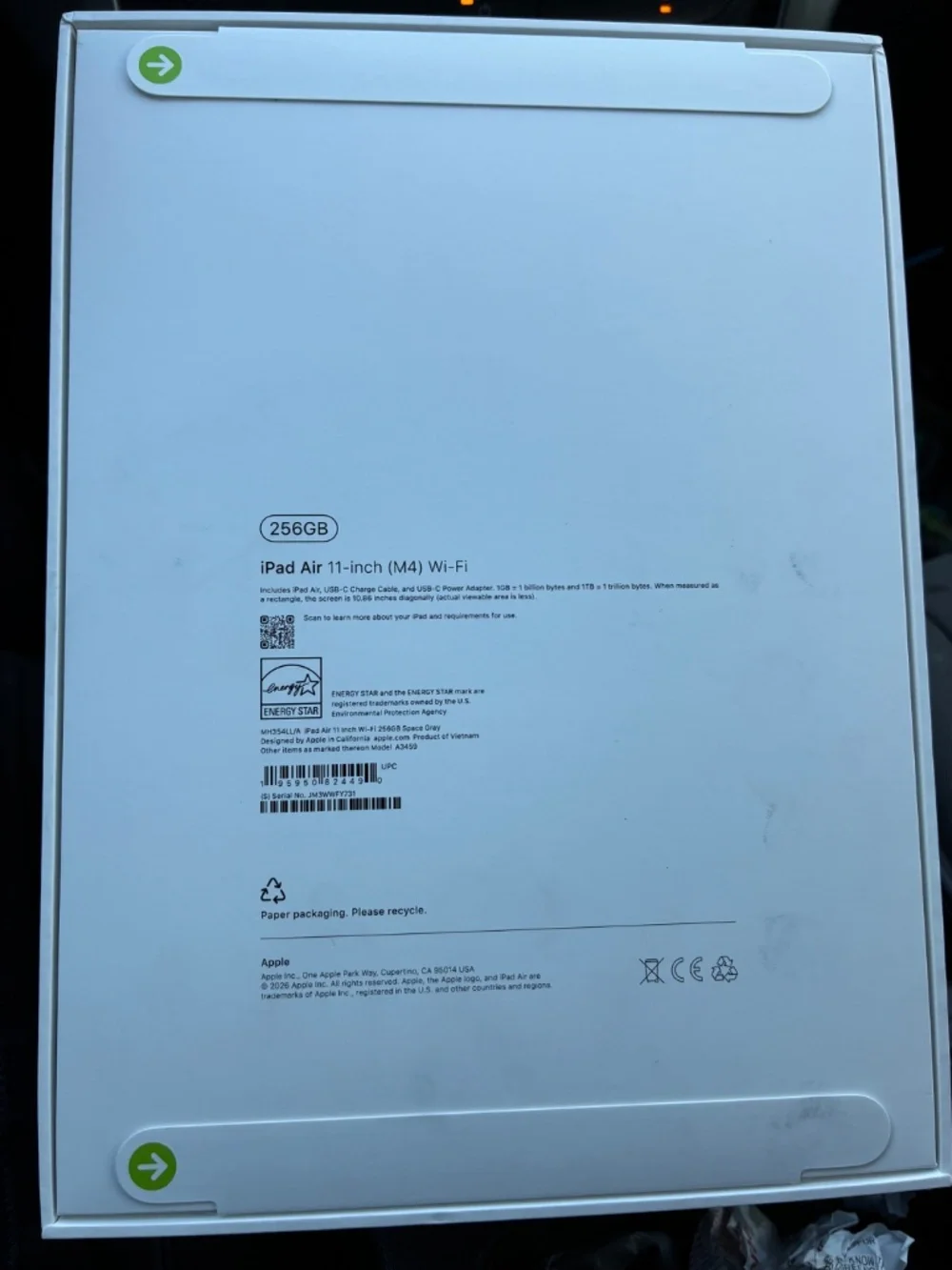iPad Air 11-inch (M4) Wi-Fi